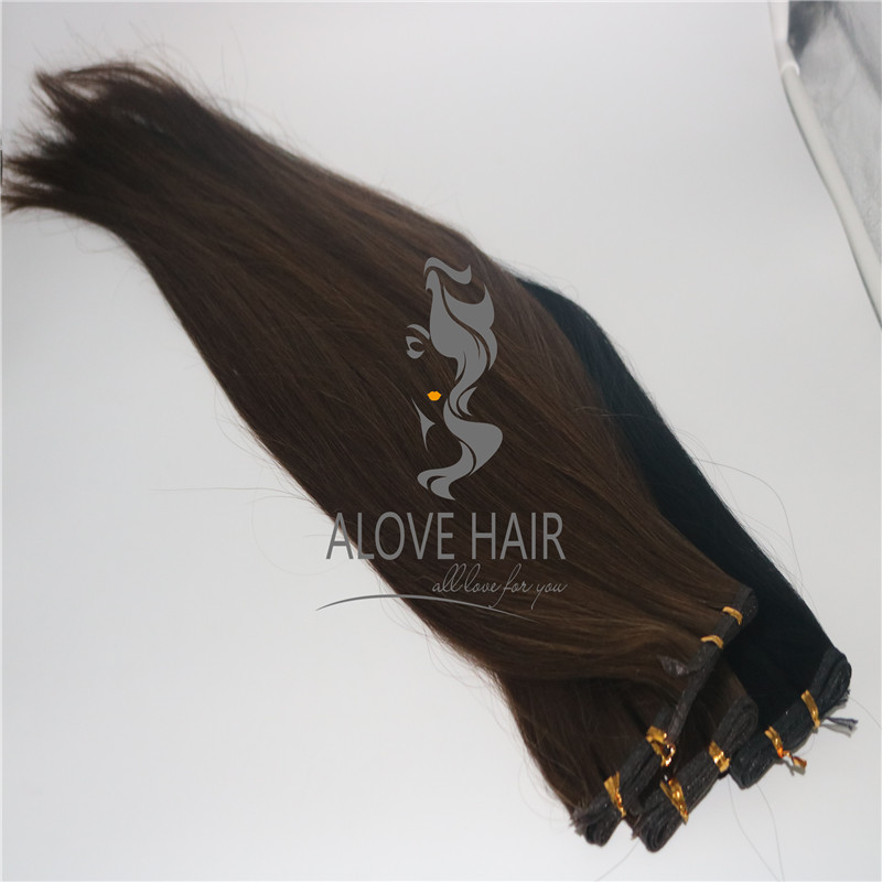 Supply cuticle intact hybrid hair for hybrid hair studio and hyrbid hair salon 